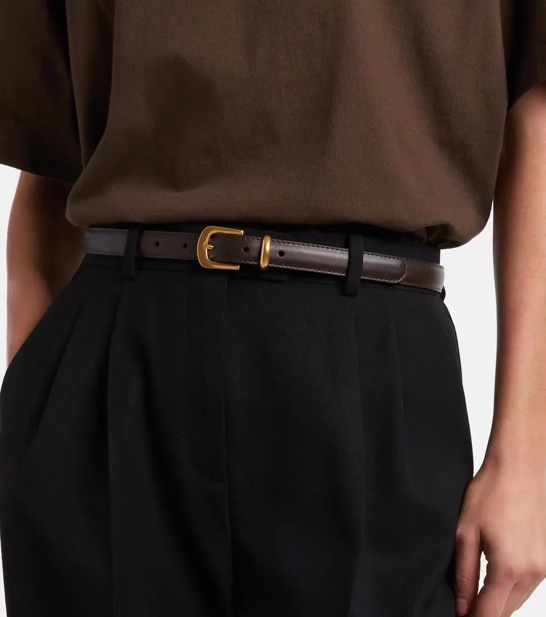 ceinture-en-cuir-a-boucle-doree-retro-et-tendance-pour-femmes-ceinture-fine-et-elegante-pour-la-taille-2-cm-de-large-couleur-marron-nouveau-style-saison-automne