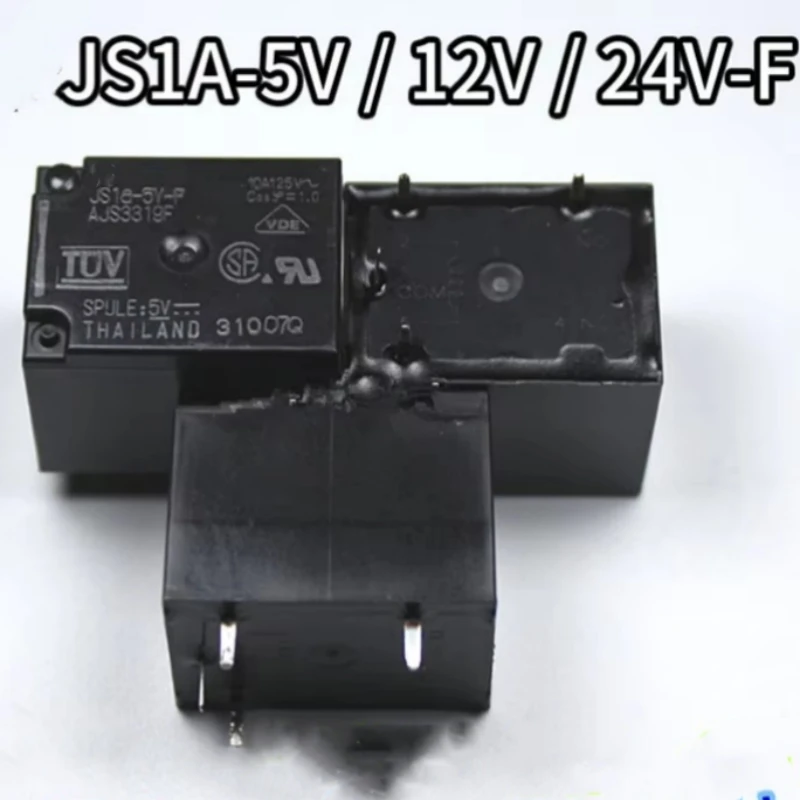 JS1A-5V AJS3319 JS1a-12V AJS3311 JS1A-24V AJS3312 4PINS 10A  Relay