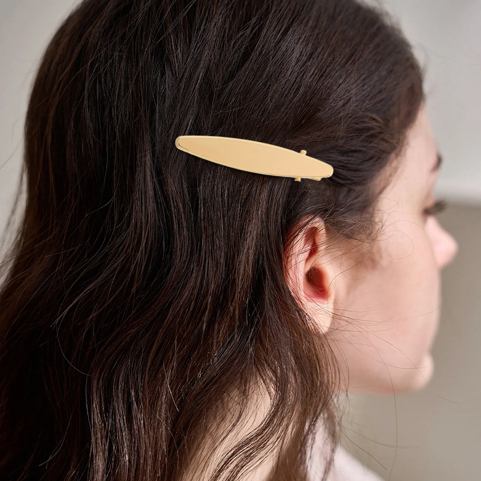 50Pcs Hairpin DIY Accessories Gold Hollow Hair Clips Hairdressing Salon Kit Handmade Barrettes for Women Stylish Use
