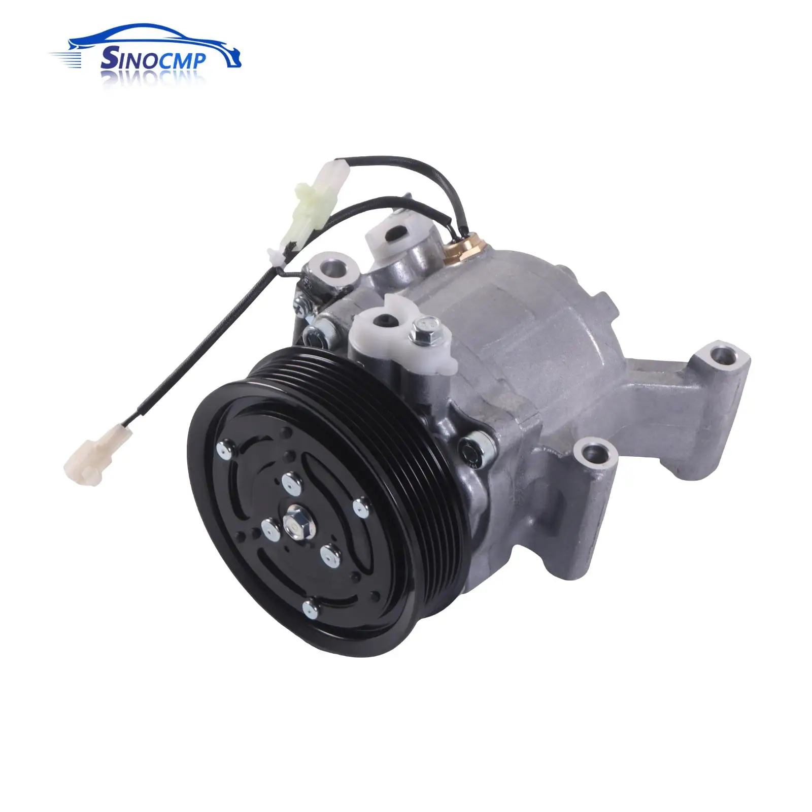 SV07C AC Compressor W/Clutch 447600-2270 447160-2270 447190-6121 447260-5820 For 2004-2012 Daihatsu Terios Toyota Passo M3 6PK