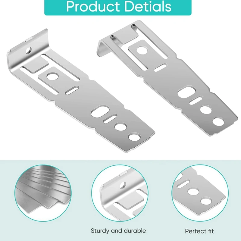 M14K-2PCS Монтажный кронштейн для столешницы посудомоечной машины WD01X21740, Монтажный кронштейн для посудомоечной машины, заменяет WD01X10598, PS 11700868