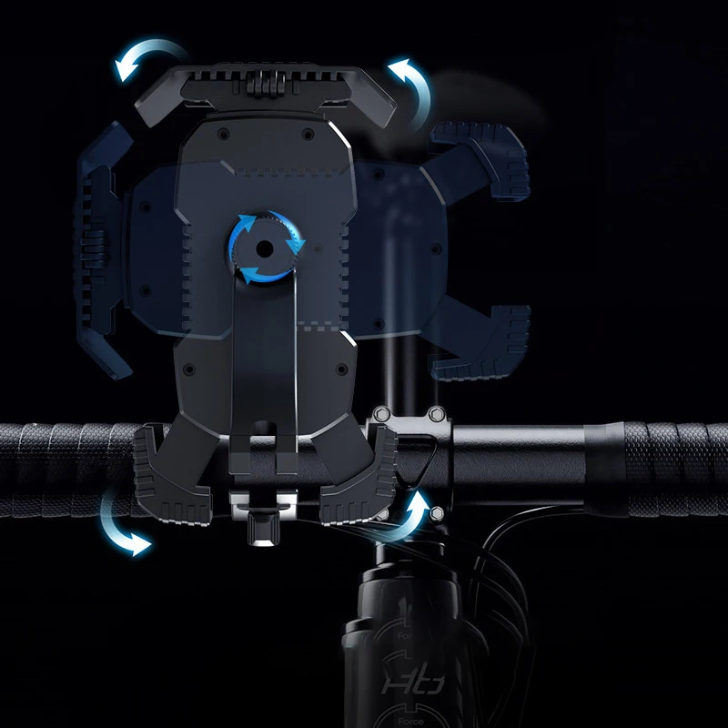 Bicycle Motorcycle Handlebar Rear-View Mirror Phone Case Holder For IPhone Android Motorbike