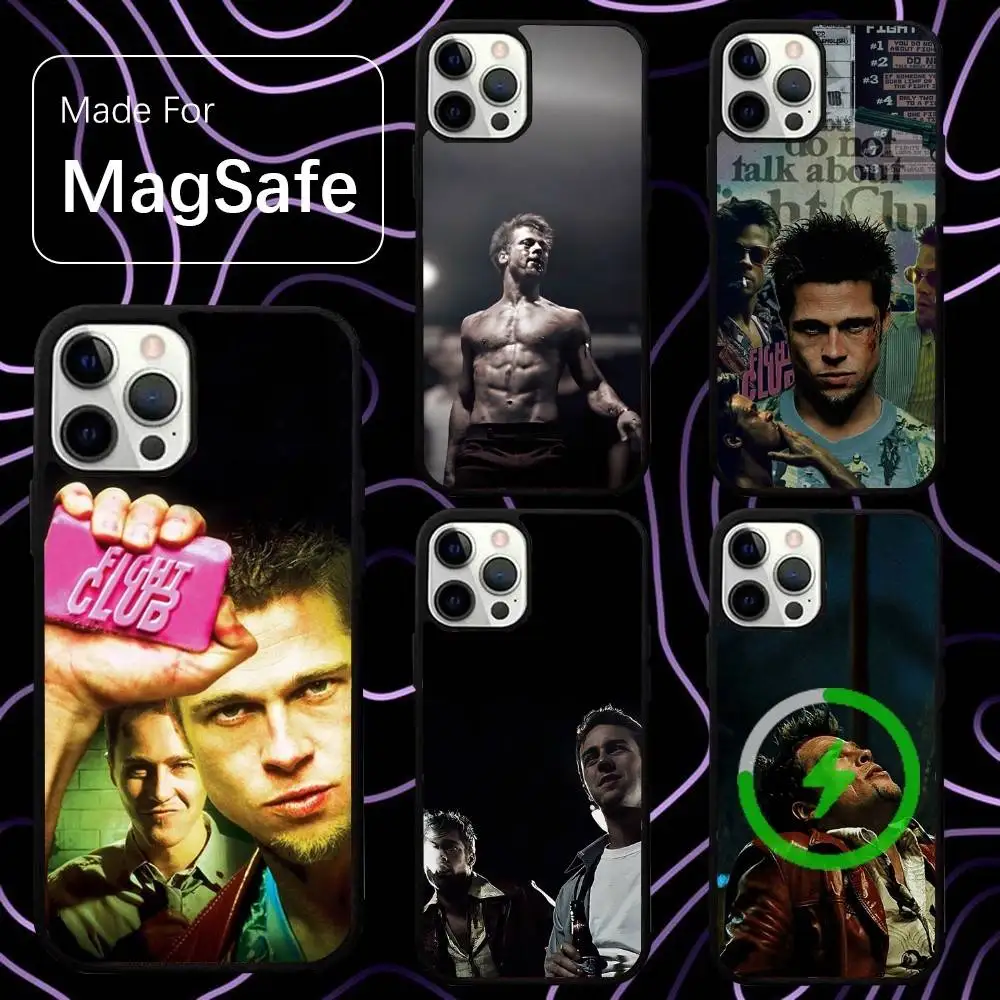 

Fight Club MOVIE Phone Case For iPhone 17,16,15,14,13,12,11,Pro,Max,Plus,Mini,SE,Air Magsafe Magnetic Wireless Charging