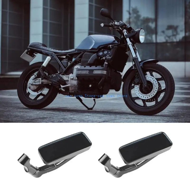 

RXJE Rearview Side Glass for Motorcycle Mounting Bolt Motorbike Bike ATV 8mm 10mm Thread Handlebar Cycling Side Glass