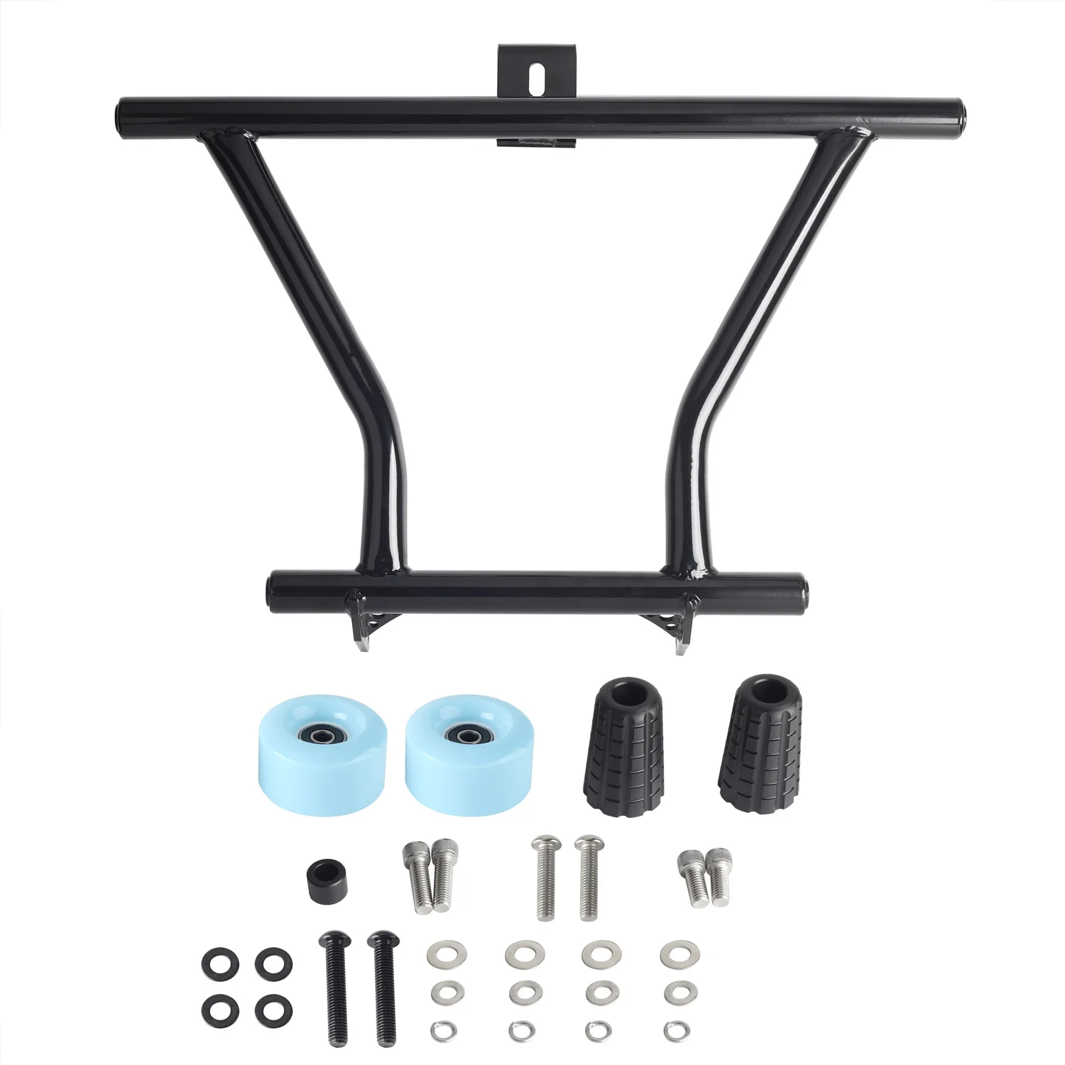 

Motorcycle Front Crash Bars Step Engine Guard Frame Protector for Harley Softail Street Bob Low Rider Bob FXST 2018-2023