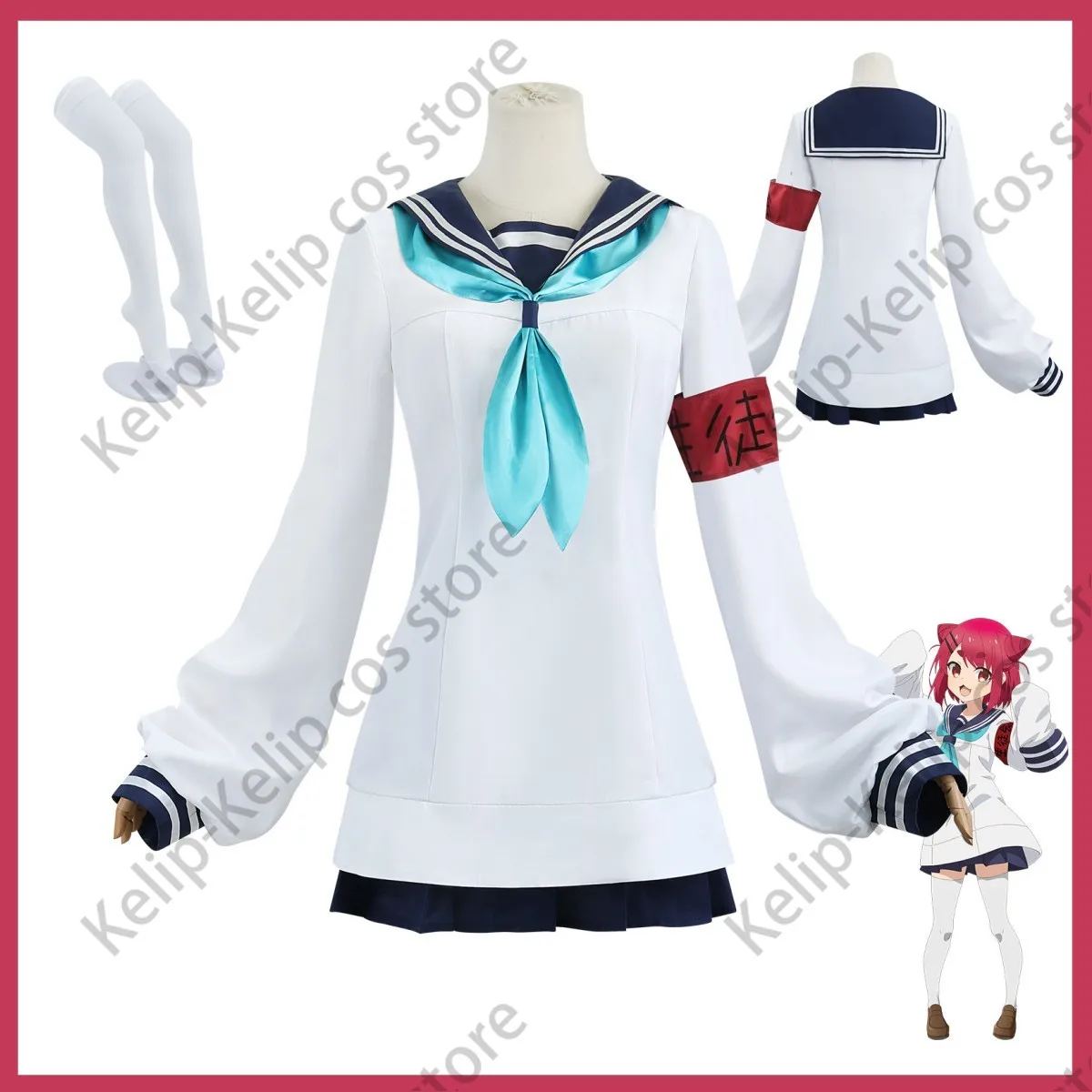 2024 New Anime My Deer Friend Nokotan Nekoyamada Neko Cosplay Costume Japanese Korea JK School Uniform Woman Lovely Sailor Suit