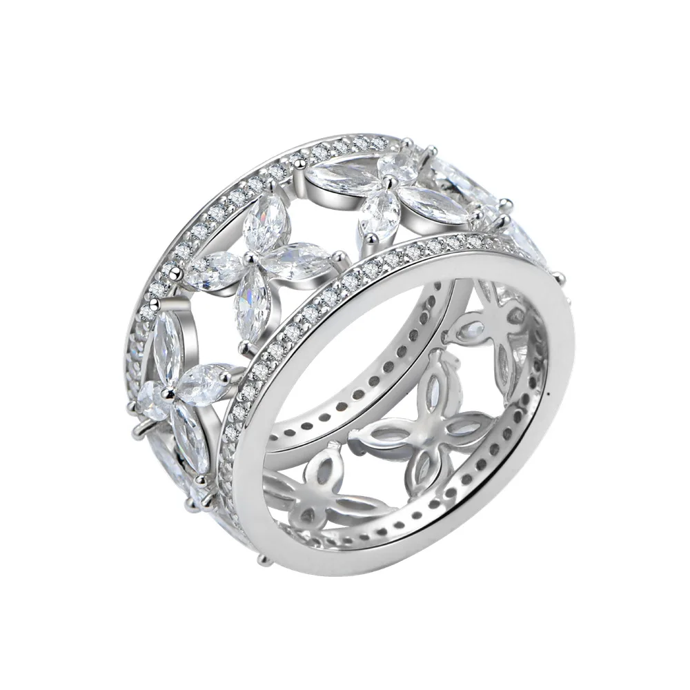 

Кольцо «конский глаз» из серебра S925 пробы, преувеличенная Женская индивидуальность, популярное перекрестное кольцо на TikTok в Европе и Америке