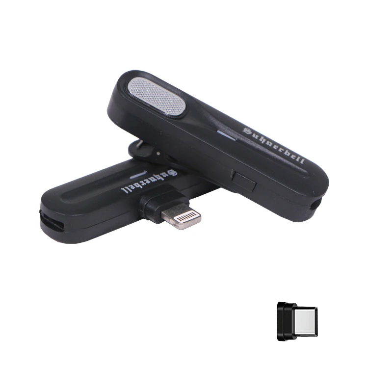 

HD Pickup Small Wireless Microphone Noise Reduction Professional Digital Wireless Microphone Use for Phone/Camera, Laptop