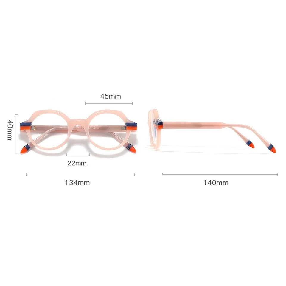 빈티지 아세테이트 근시 안경 남성 수제 근시 안티 블루라이트 처방 안경 여성 고품질 안경