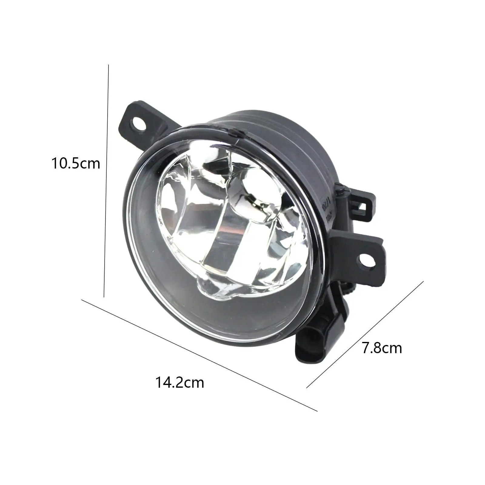 Fog Lamp Assembly, Car Fog Lamp Light Front Fog Light Durable Direct Replaces