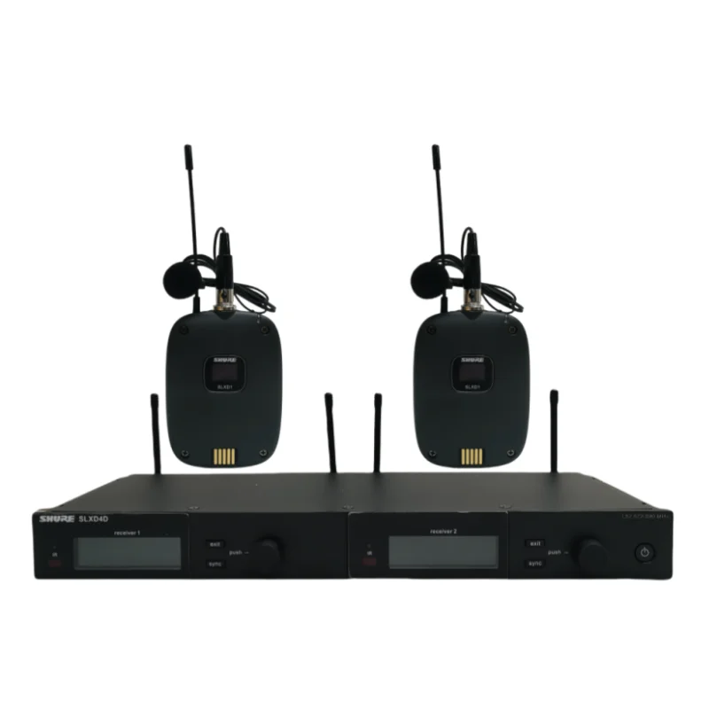 Dual-channel Handheld Cordless Dynamic Wireless Microphone System Dedicated to Churches