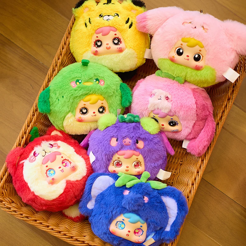 Samuel Fruit Animal Park Serie Blind Box Anhänger Plüsch Puppe Rucksack Anhänger Home Dekoration Cartoon Überraschung Mystery Box Geschenke