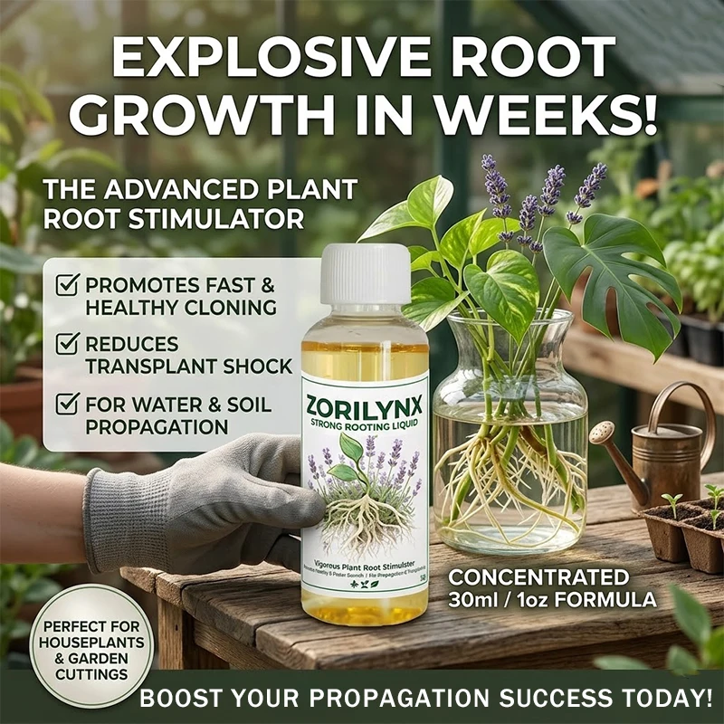 35ml Strong Rooting Liquid Hormone for Plant Cuttings, Fast Root Stimulator for Seedlings & Improved Transplanting Success
