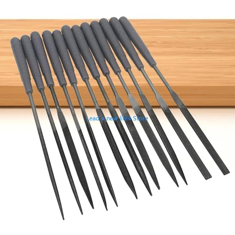 Y55E 12pcs Arquivo metal duro metal 160 mm
