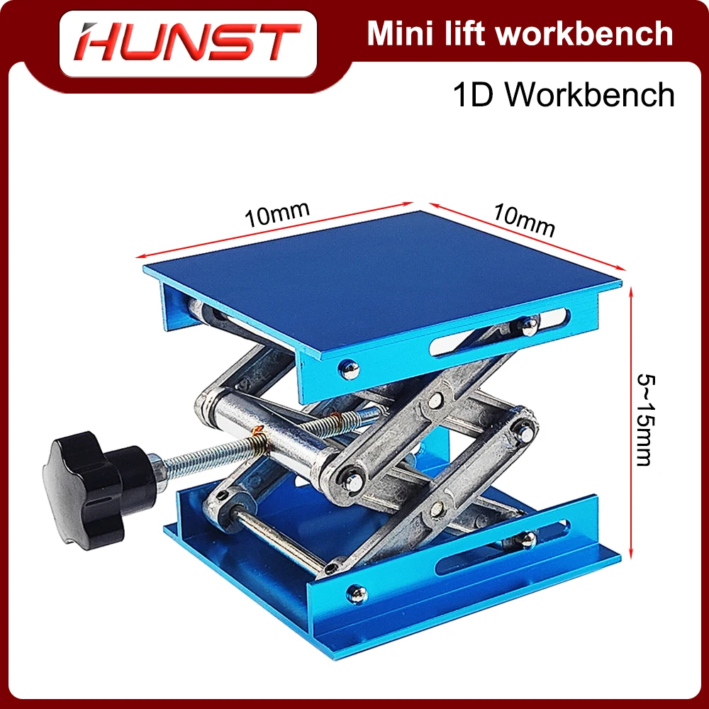 HUNST Mini Small Lift Laboratory Stand Platform Milling Machine Workbench Table Woodworking Lift Laboratory Woodworking Tools