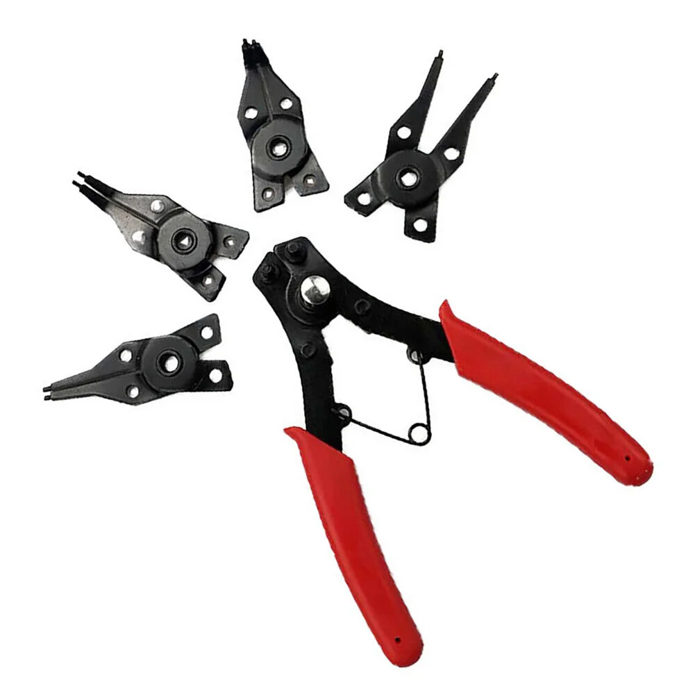 Snap Ring Pliers Combination Set 4 in 1 Circlip Plier for blackened for surface  High Soft PVC Handle Snap Ring