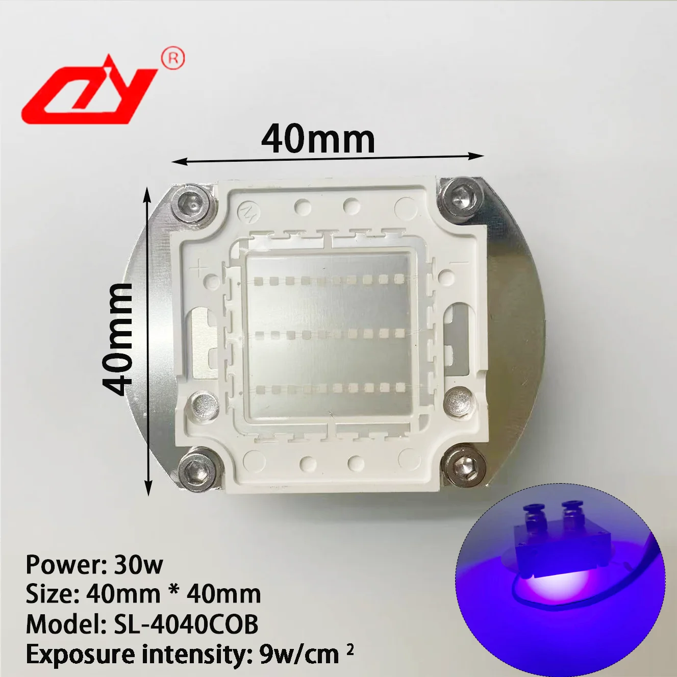 mini uv led cura luz 4040 para impressora tablet a3 a4 l1390 30w fonte de luz 01