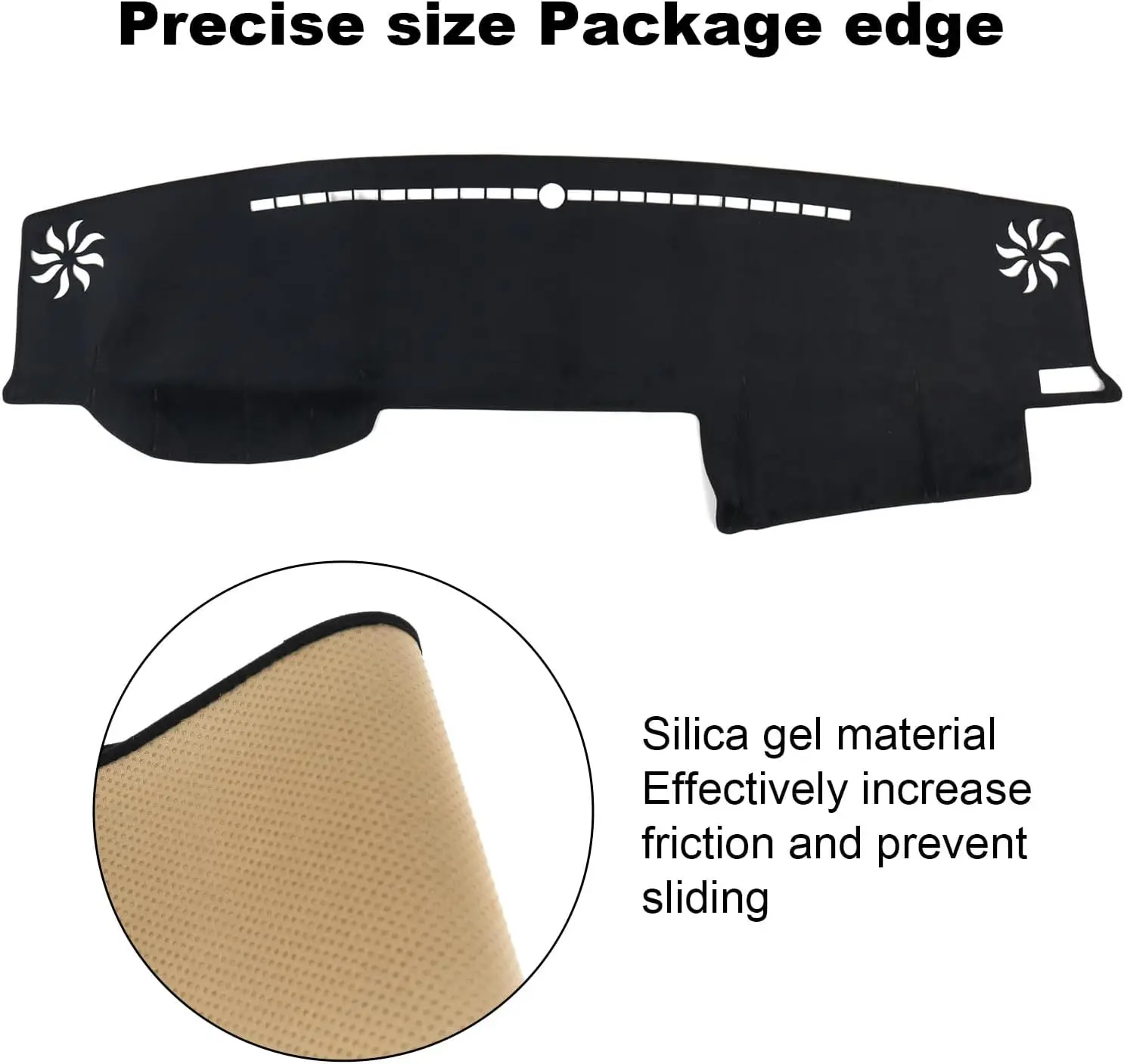 غطاء داش لسيارة تويوتا 4 رانر 2010-2024 وتويوتا تاكوما 2016-2023 ملحقات غطاء لوحة القيادة من الفلانيل غطاء داش حصيرة