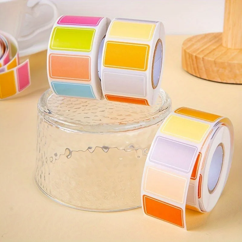 Waterproof Colored Index Label Stickers, Suitable for Various Label Needs, for Organizing And Marking Office And School Supplies