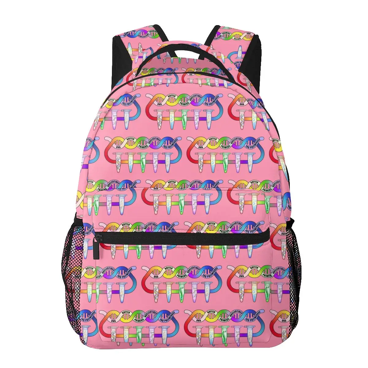 PCR Polymerase Chain Reaction Process Steps Backpacks Boys Girls Bookbag Children School Bags Cartoon Rucksack Shoulder Bag