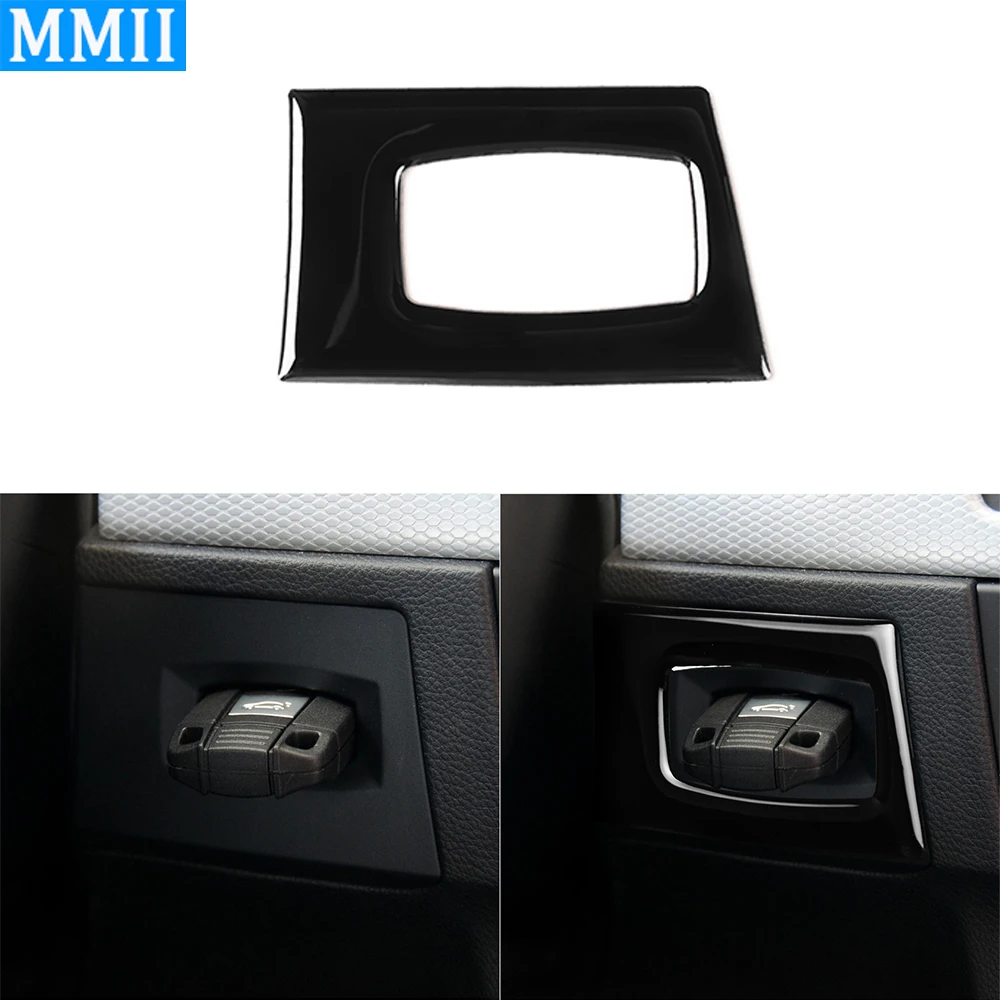 For Bmw 3 Series 2005-2012 e90 Piano Black Ignition Key Hole Plastic Plate Panel Cover Trim Car Interior Accessoriers Sticker