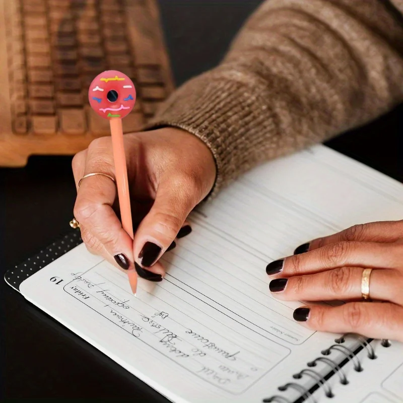 10 peças de caneta esferográfica neutra, suprimentos essenciais para o início da temporada escolar para escritório, escola, diário e projetos de arte.