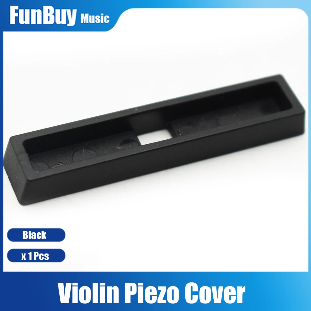 

1pcs ABS Violin Fiddle EQ Pickup43.5x5.5mm Piezo Cover High Quality ABS Guitar Pickup Maker Violin Parts Black