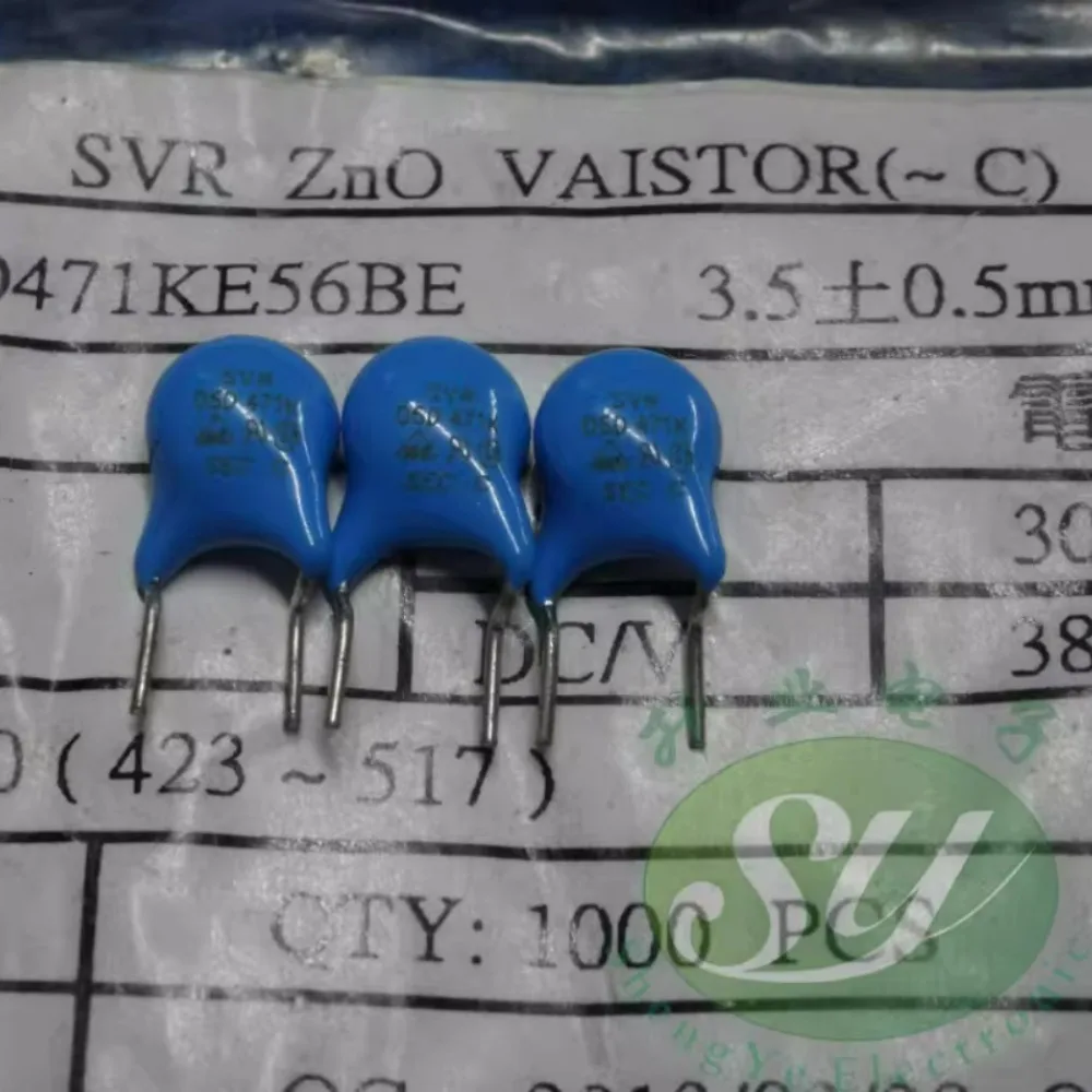 

50pcs/lot SVR05D471KE56BE Brand New Through-hole Varistor 05D471K