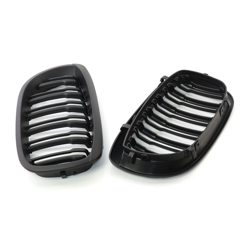 1Pair Of Car Center Grilles Front Kidney Grill 51137064317 For BMW 3 Series E46 2-Door Cabrio 03-06 BMW Modification