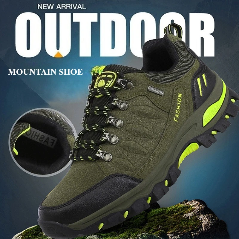 

Новая уличная походная обувь унисекс в классическом стиле, замшевая повседневная обувь для мужчин и женщин, водонепроницаемая обувь для скалолазания