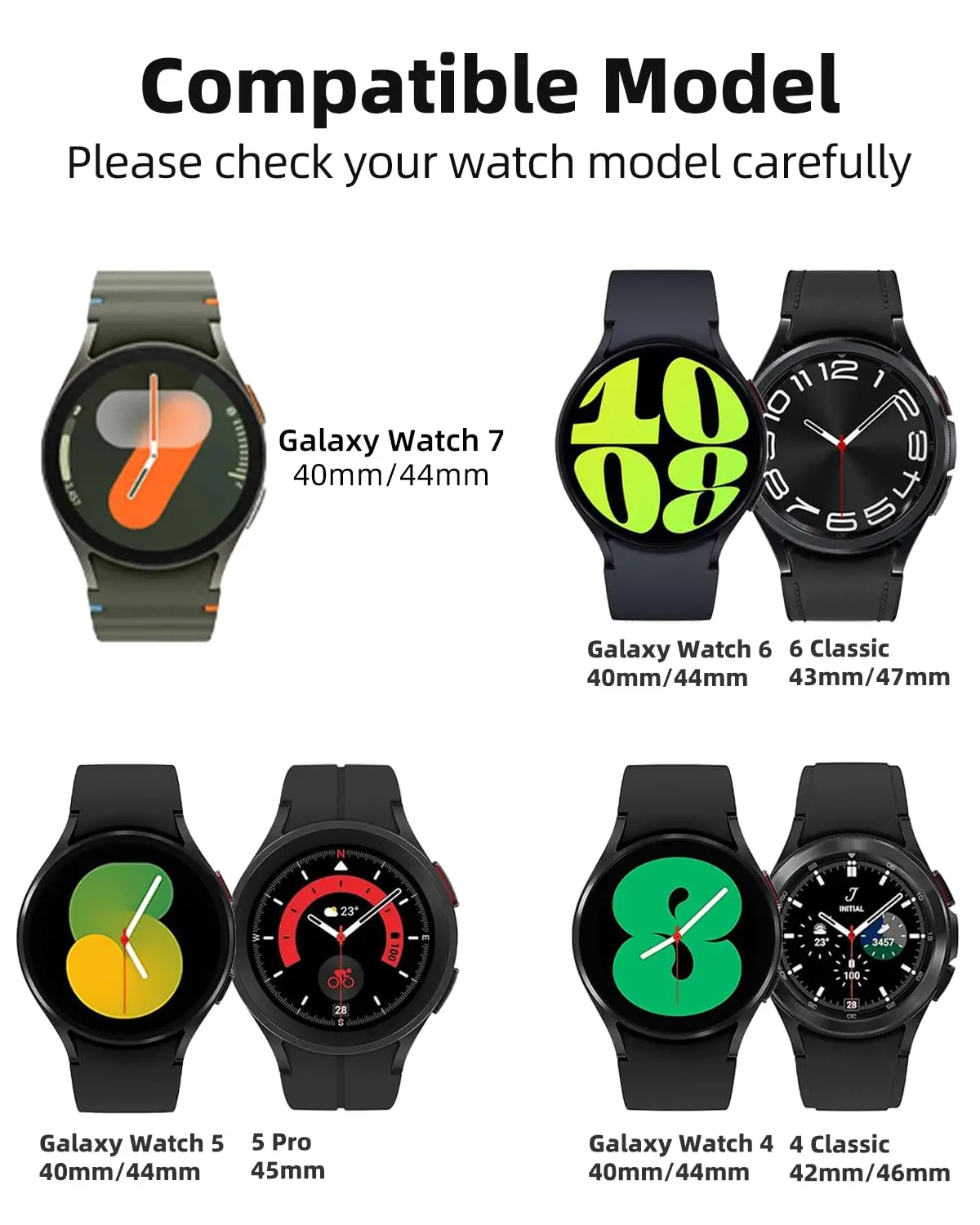 Ремешок «Миланская петля» для Samsung Galaxy Watch 7 6 5 4 40 мм 44 мм/FE/5 pro 45 мм, металлический браслет для Galaxy Watch 6 Classic 43 мм 47 мм