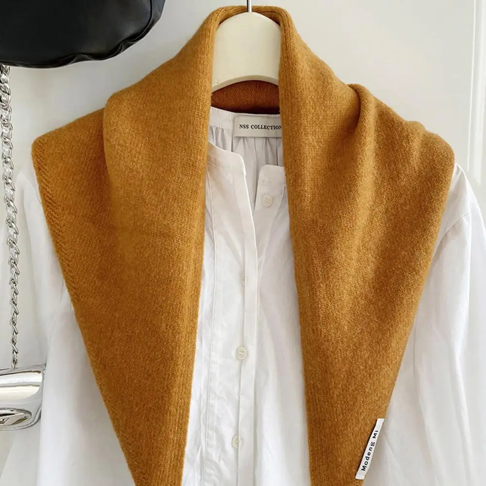 WOL GEBREIDE SJAAL Multifunctionele Warme Driehoekige Sjaal Vrouwen Hoofddoek Winter Warm Breien Halsdoek Haar Wrap Halswarmer