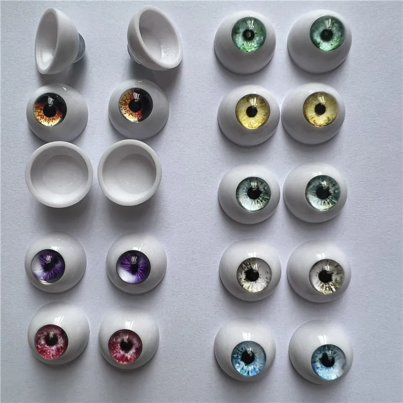Doll Eyes 18mm Blue Bjd Doll Eyes 18mm 20mm 22mm 24mm 26mm 30mm Glass Eyes Doll Eyes 24mm Glass Eye DIY Toy Eyes Accessories