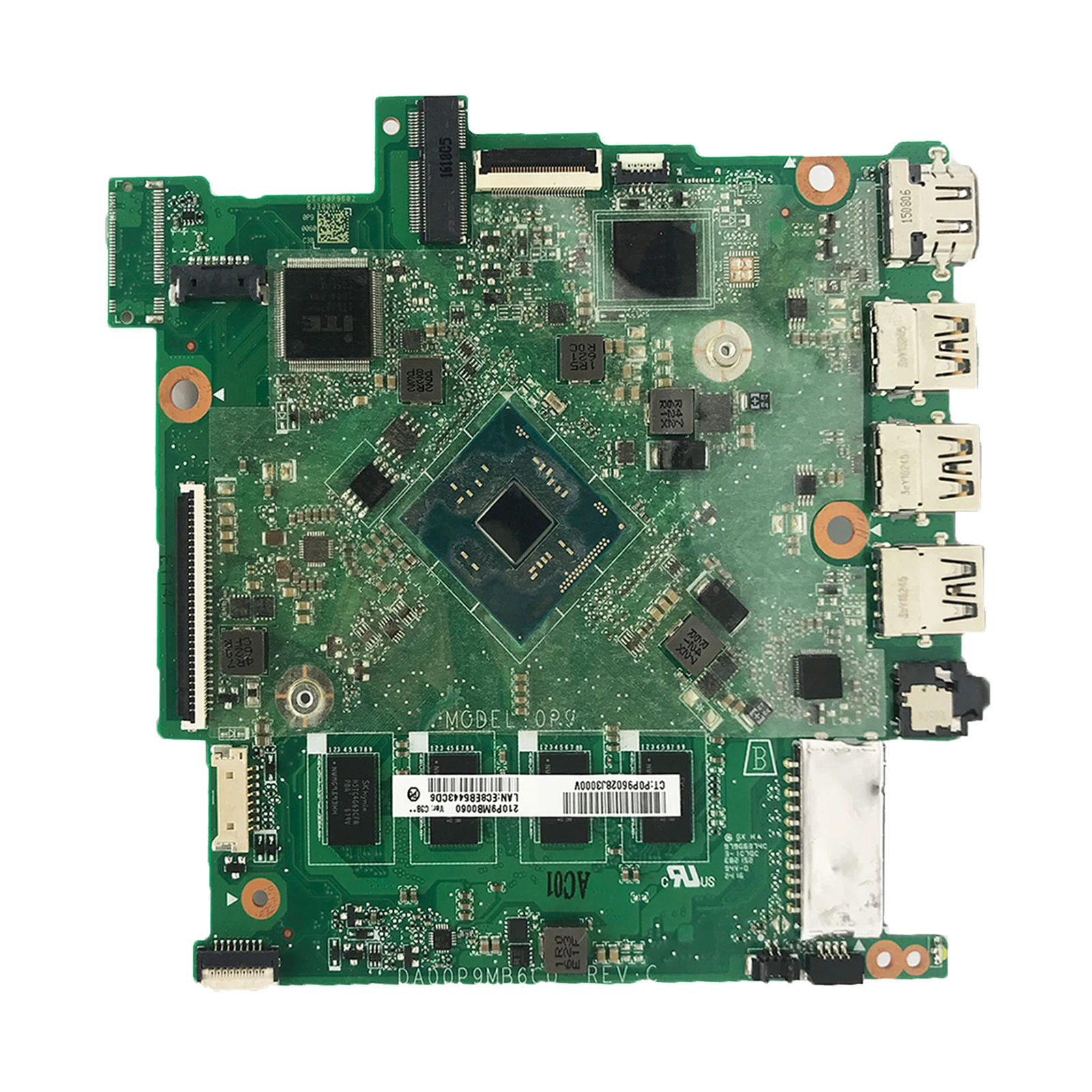 For HP Chromebook 11A G8 EE Laptop Motherboard DA00GEMB8K0 With A4-9120 4G RAM 32G-SSD GM Mainboard Tested OK