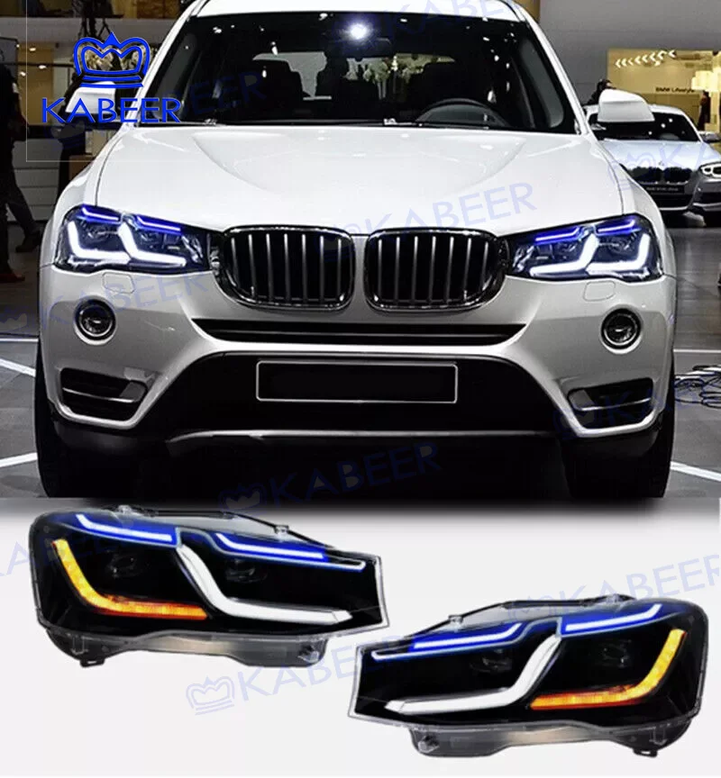 

2PCS Car Lights for BMW X3 F25 LED Headlight 2010-2017 X4 F26 Head Lamp Upgrade With LED DRL Turning Headlights Assembly PnP
