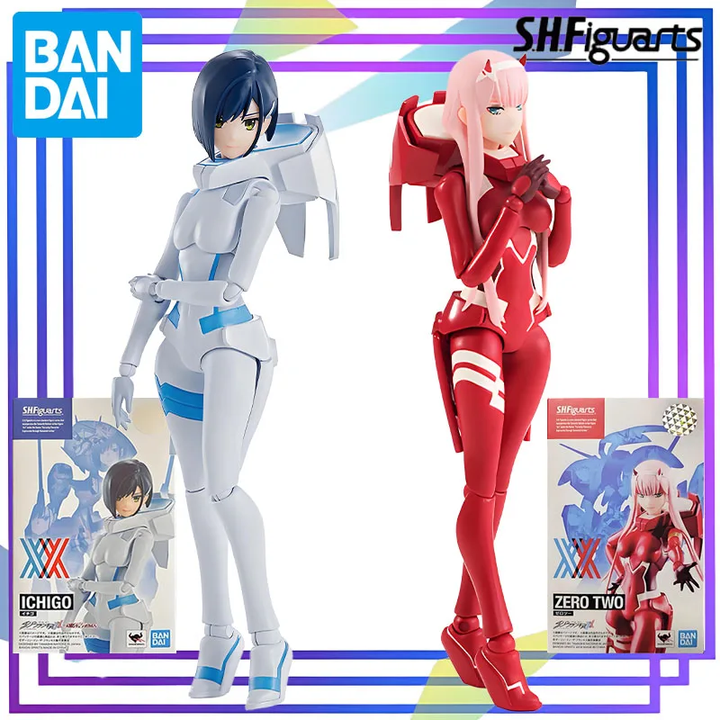 

Оригинальная серия BANDAI S.H.Figuarts 《DARLING in The FRANXX ZERO TWO Ichigo》Аниме-фигурка в сборе, модель игрушки, коллекционная