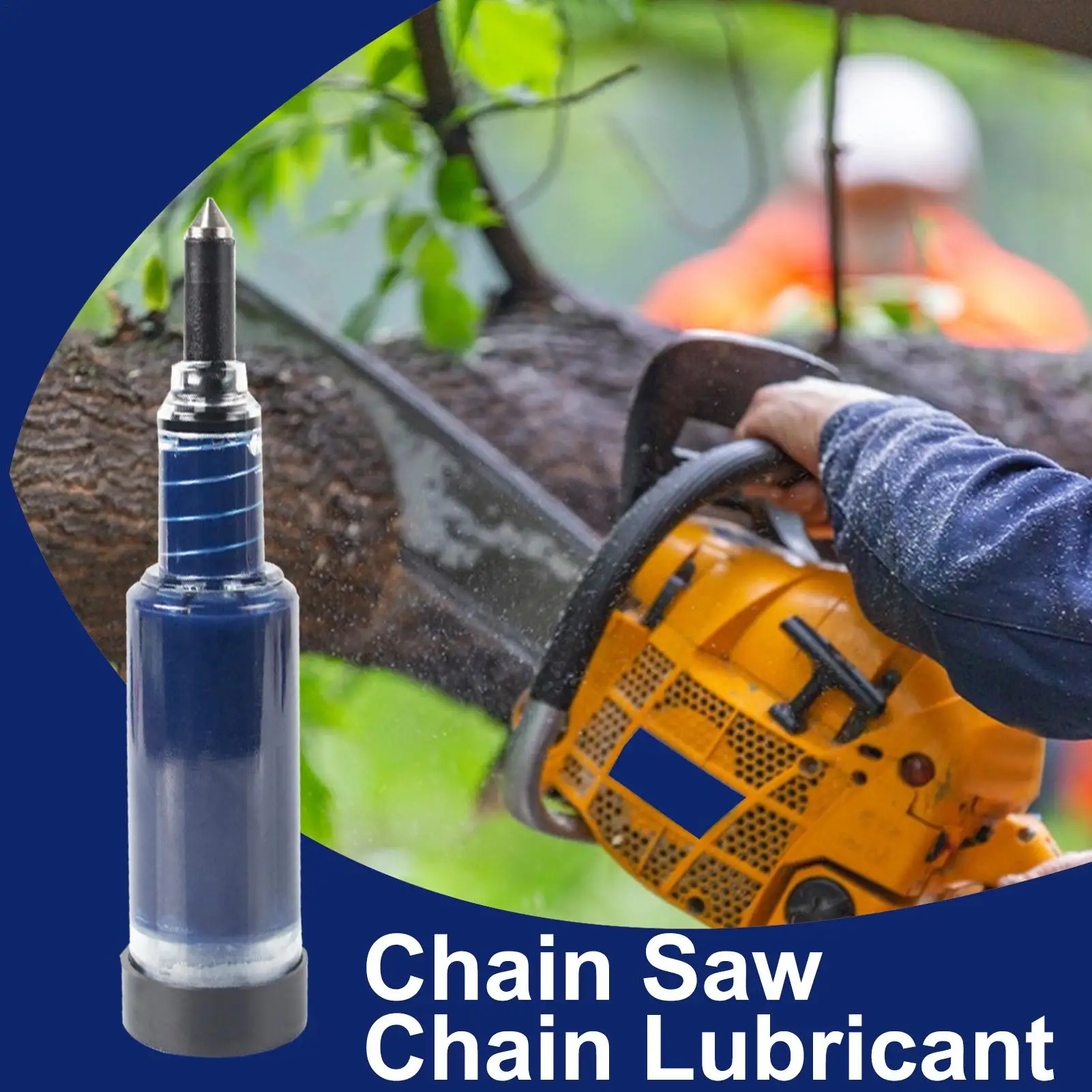 Pre Loaded Chainsaw Grease Tool Lubricant Oil Gun Precision Lubrication Applicator with Needle Nozzle for Trimmer Maintenance