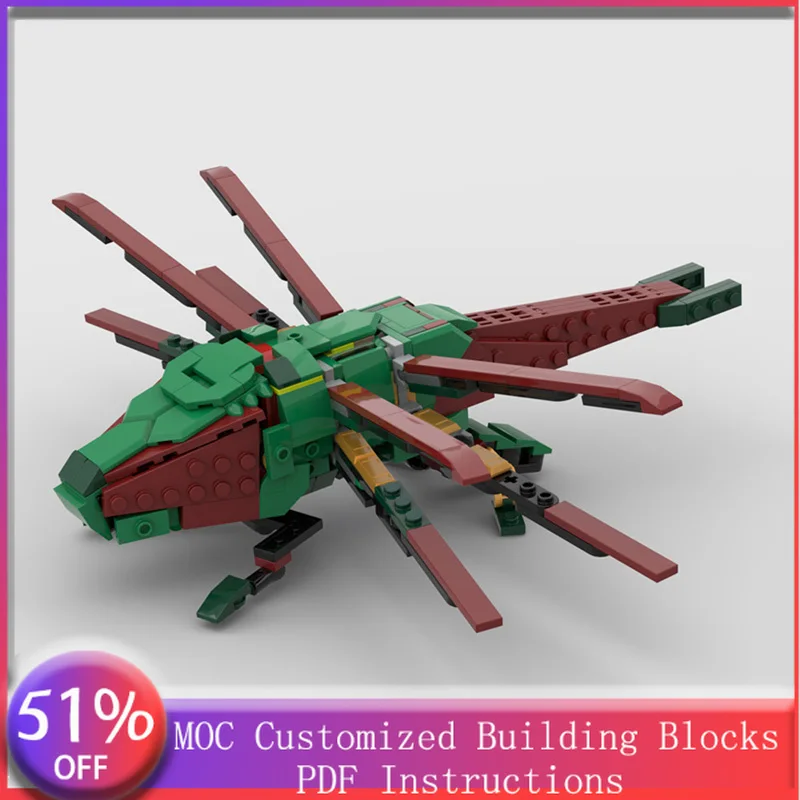 

Набор для сборки 321 деталь: Орнитоптер Star Battle 31161 - Модульный конструктор MOC, креативный дизайн, развивающая игрушка для самостоятельной сборки, подарок на праздники