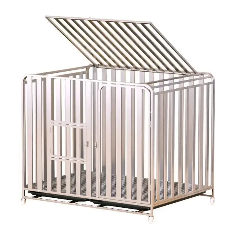 

Full Square Tube Dog Cage Medium Large Dog Indoor and Outdoor Toilet Small Dog Labrador Golden Retriever Pet