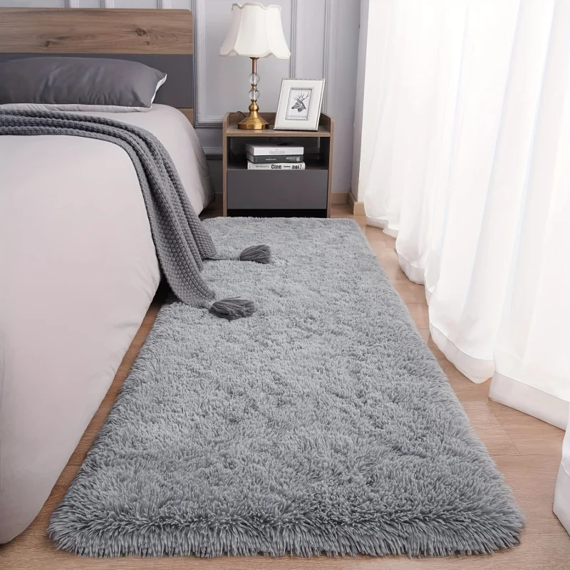 Vikamaliviing-alfombras de felpa de imitación para decoración del hogar, tapetes de múltiples colores, ultrasuaves, duraderos y lavables a máquina para pasillo de habitación