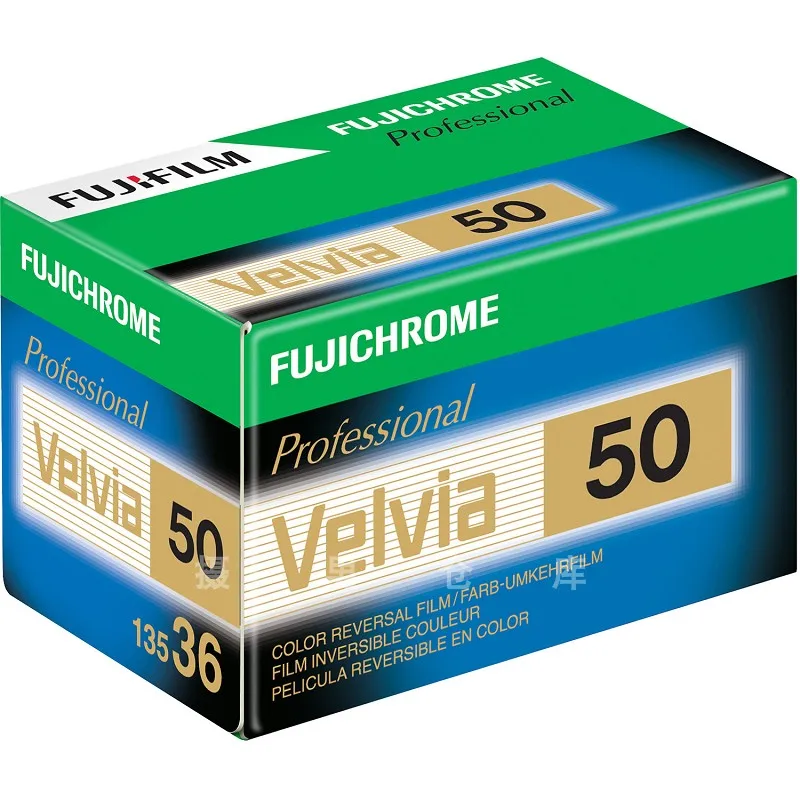 Fuji Velvia Landscape Film, RVP50, cor reversa, novo, 1 rolo, 135