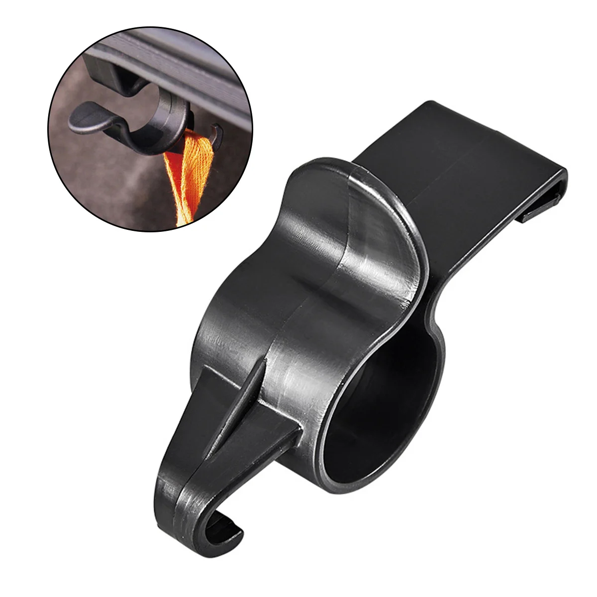 

2Pcs Car Trunk Hooks Hangers Holders for Cleaning Cloth Umbrella Black Easy Install Expand Storage Space Car Hanger
