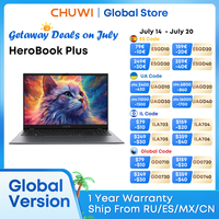CHUWI HeroBook Pro/Plus Laptop 14.1/15.6 inch FHD Screen Intel N4020 Dual Core 8GB RAM 256GB ROM Windows 11 OS Mini HD NoteBook