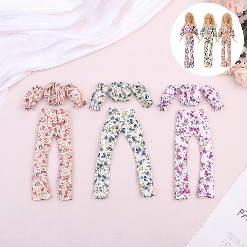 1Set 30cm Doll Outfits Fashion Dress For Doll Clothes Party Doll Casual Clothing Skirt Toys Girl Gift