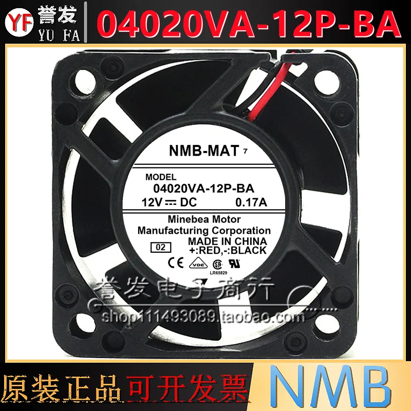 

НОВЫЙ ОРИГИНАЛ 04020VA-12P-BA 12 В 0,17 А 4020 40x40x20 мм ОХЛАЖДАЮЩИЙ ВЕНТИЛЯТОР РАДИАТОР