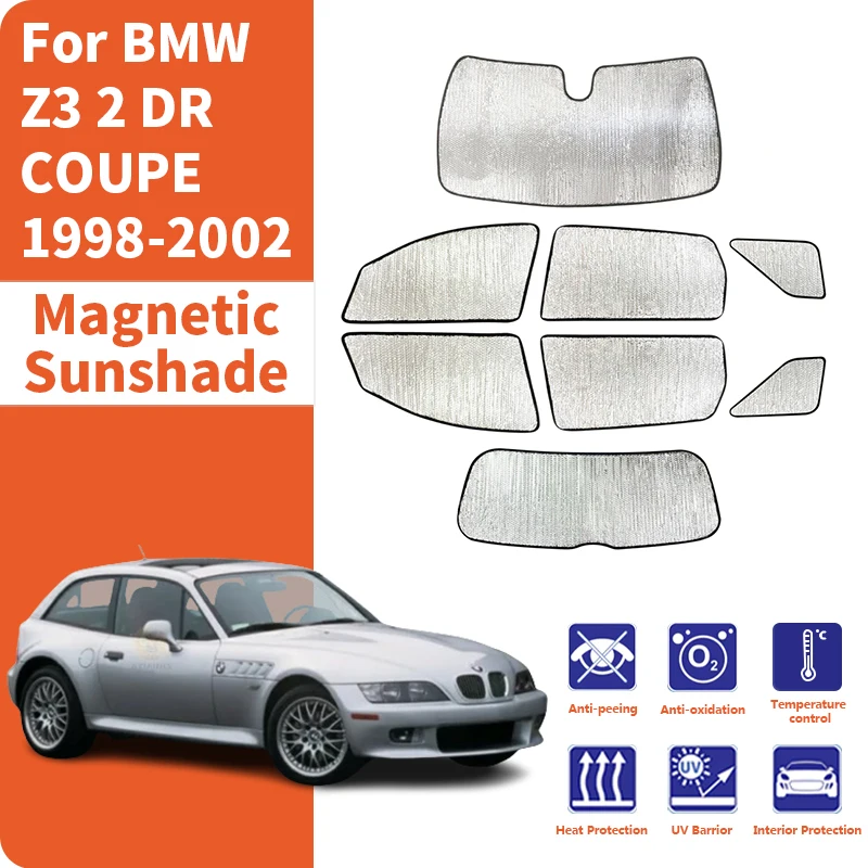 Custom Car Window Sunshade Anti-UV Car Sun Window Visors Sunshade Covers Accessories For BMW Z3 2 DR COUPE 1998-2002