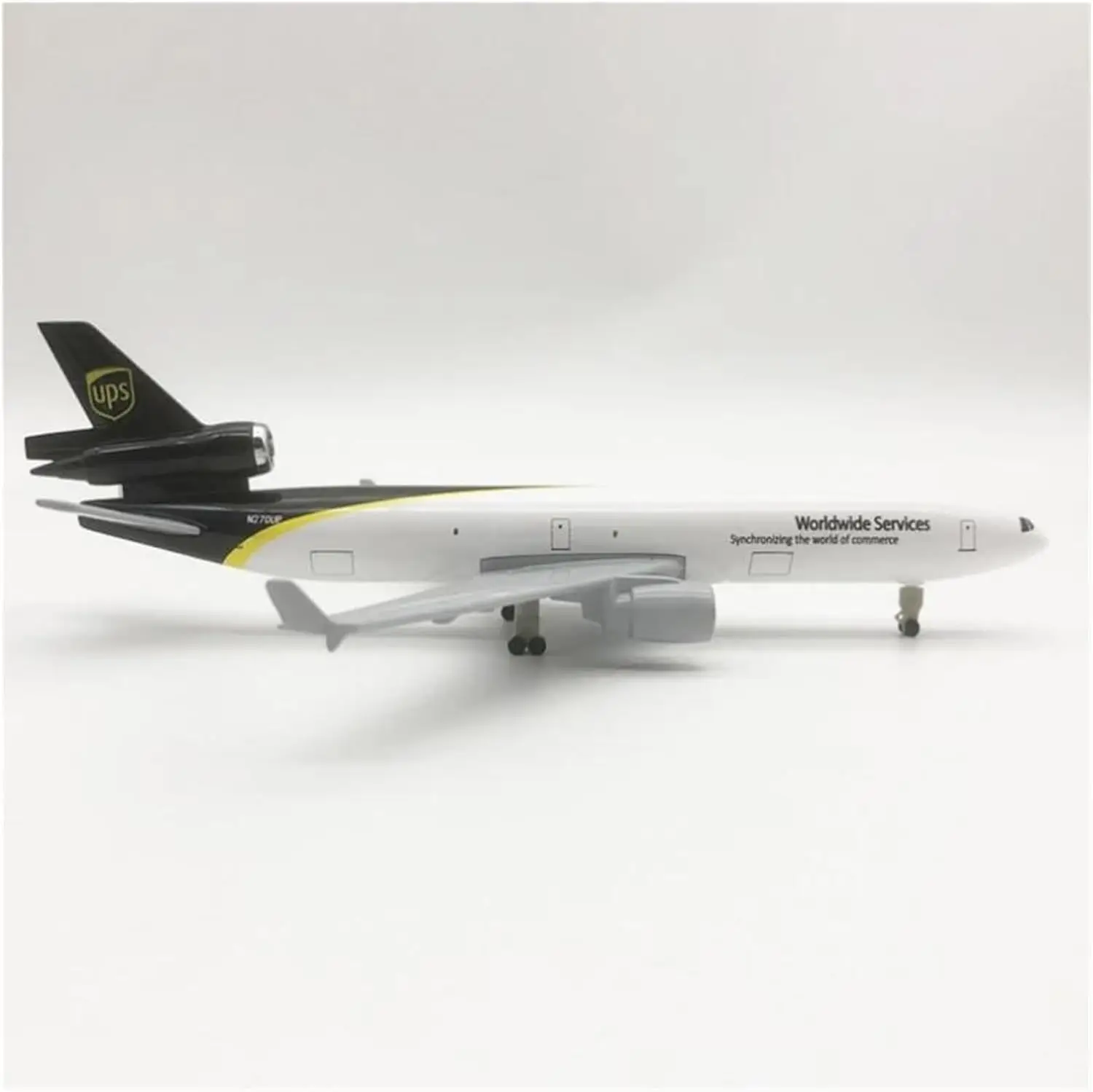 

Модель самолета MD11 UPS Airways, масштаб 1/400, 20 см, из металлического сплава, с шасси, статическая модель для демонстрации