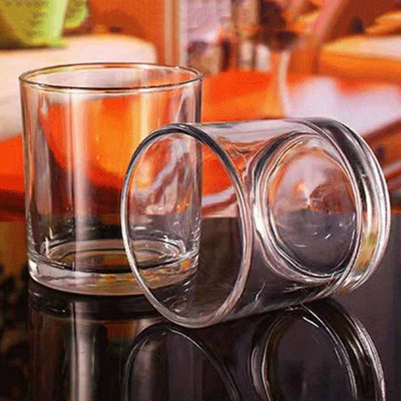 

INW-0e4pcs Transparent Glass Beer Cups for Bar KTV