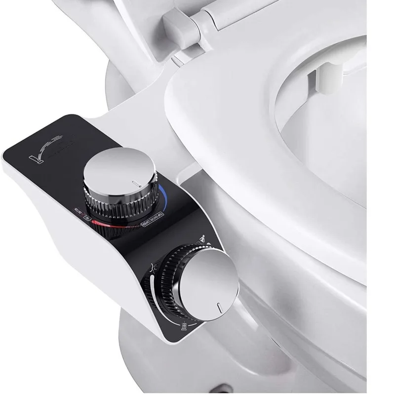 Hot Cold Dual Spray Manual Bidet Sprayer Easy Mount Toilet Cleansing Tool For Home Bathroom Washing Care