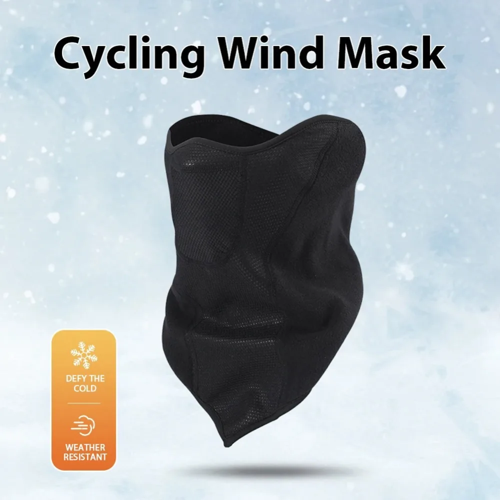 Czarny wiatroodporny zimowy polarowy ocieplacz na szyję narciarska maska na twarz szalik motocrossowa osłona twarzy kask kominiarka maska na twarz dla mężczyzn kobiet